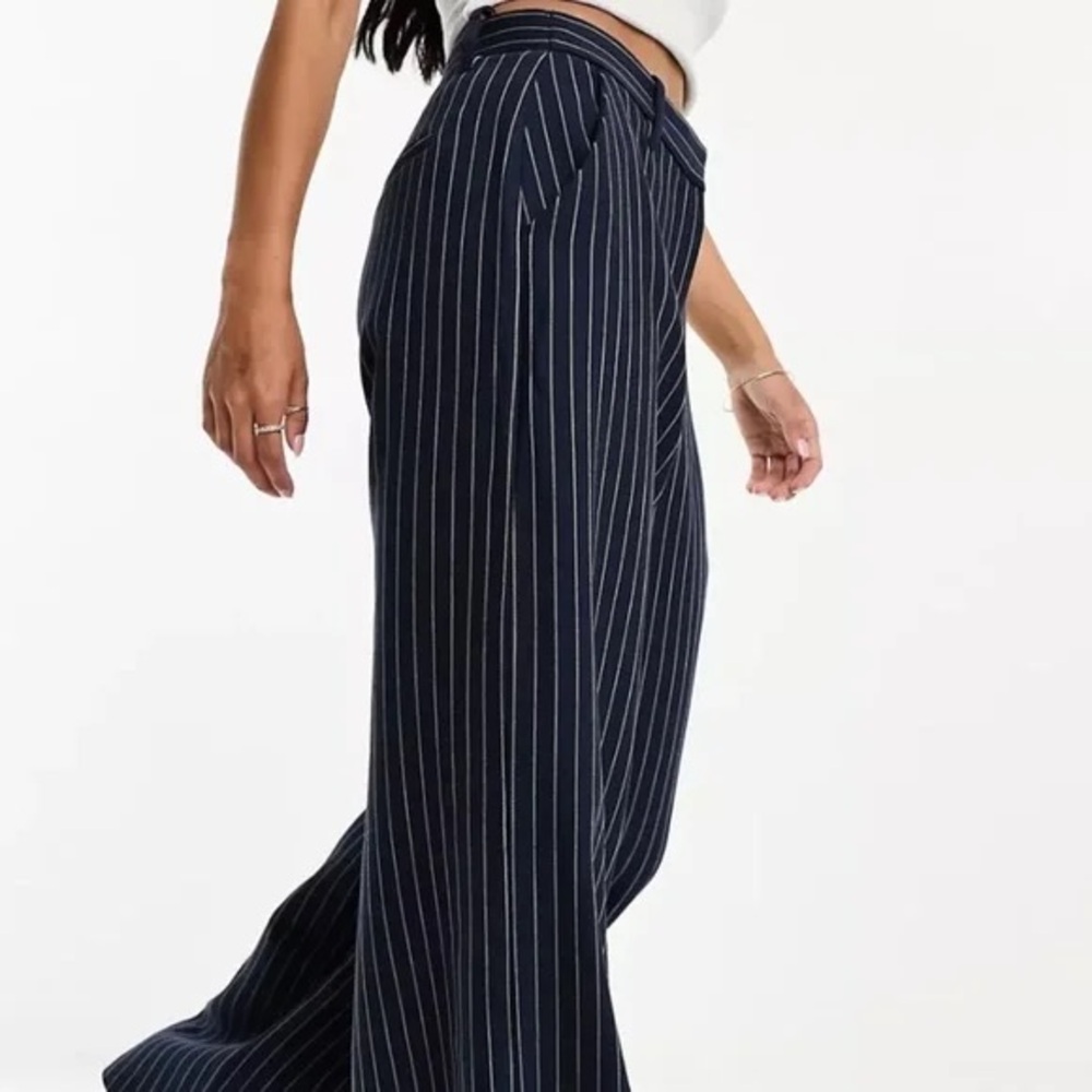 NWOT Abercrombie Tailored Brushed Suiting Wide Leg Pants